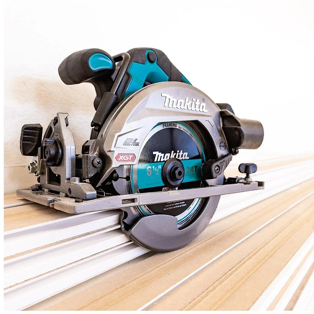 Serra circular sem fio 165 mm 40v max resistência Água poeira com disco aws hs012gz makita