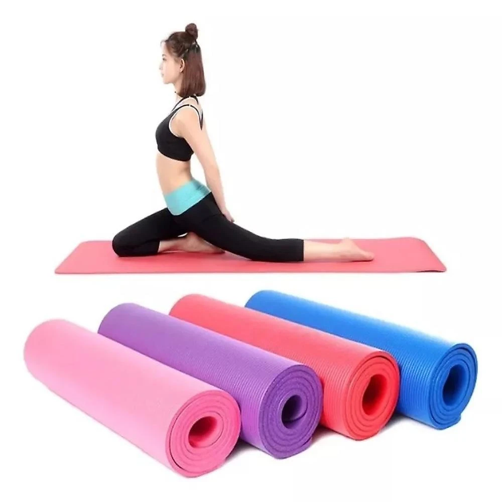 Tapete Yoga Mat para Pilates Alongamentos Antiderrapante em PVC Utibom