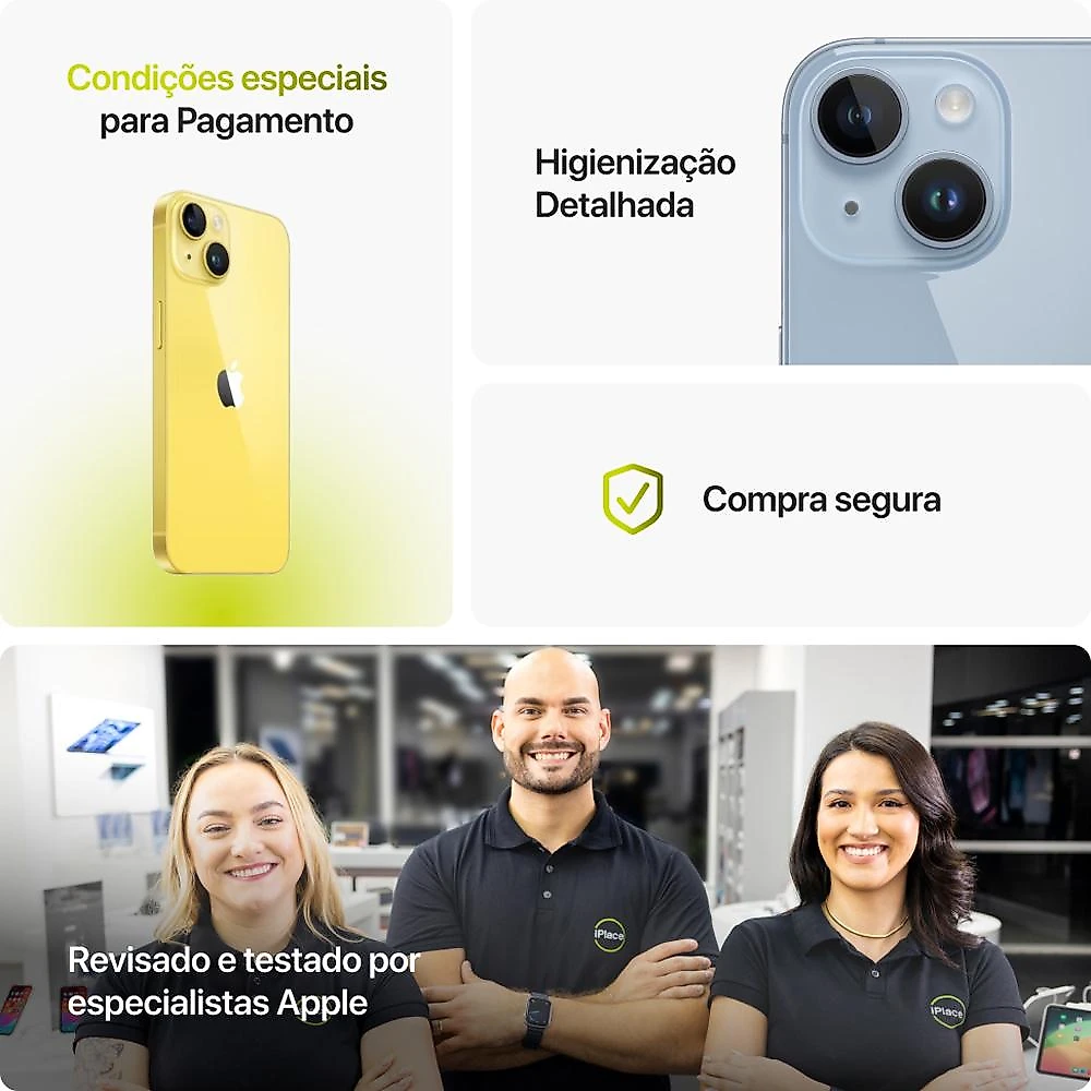 Seminovo iPhone 14 Plus 128GB Estelar - Condição Excelente