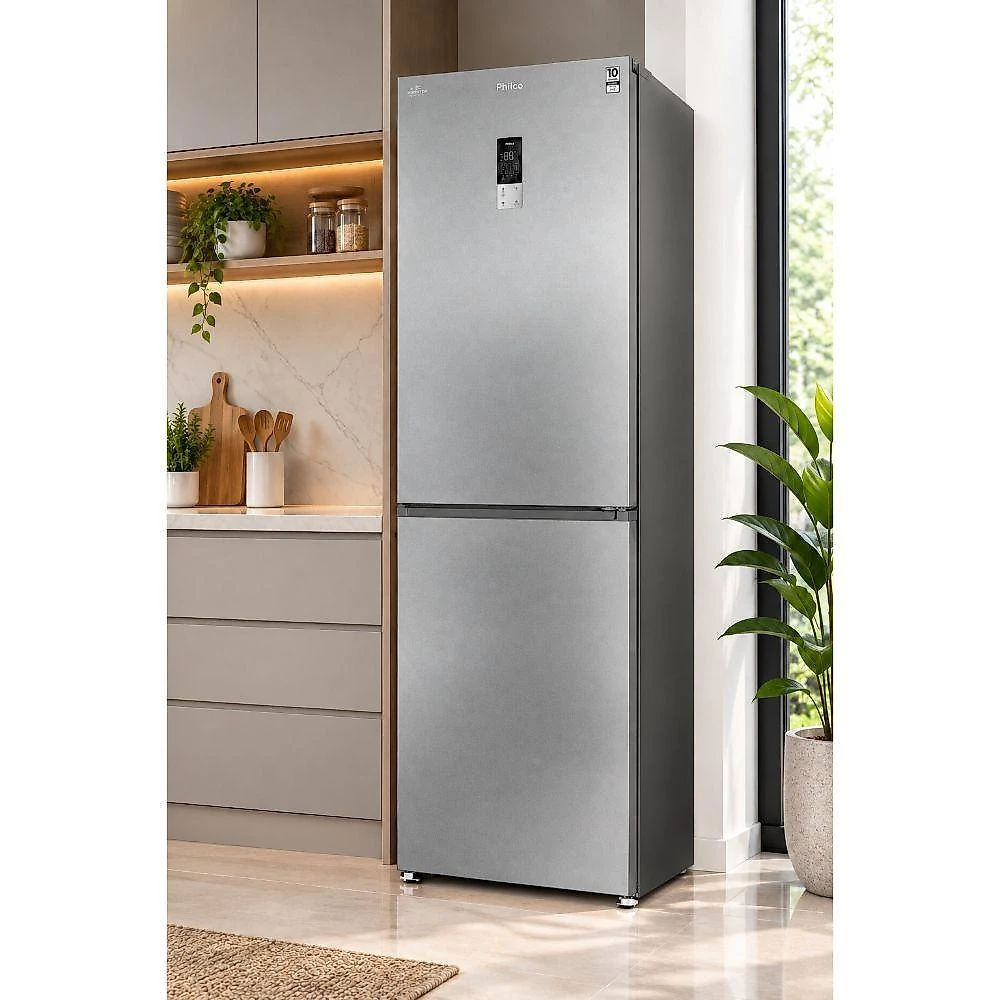 Geladeira Duplex Philco Frost Free Eco Inverter 458L Cycle Defrost PRF45A Inox 220V