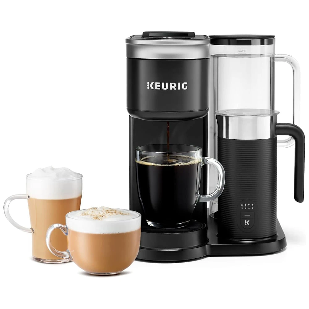 Máquina de Café Programável com Wi-Fi e Espumador de Leite, 110V 1200W, Keurig, Preta