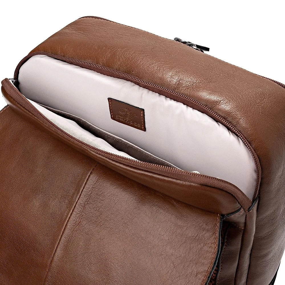 Mochila de Couro Pampas Côrtes, Originais iPlace, Marrom