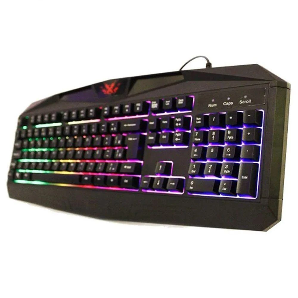 Teclado Gamer Tecrado Multimidia Com Led Para Pc E Notebook