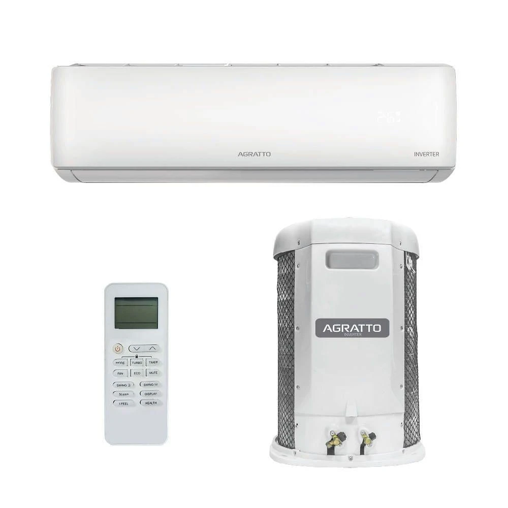 Ar Condicionado Split Hi Wall Agratto Zen Top Inverter 24.000 Btus Frio 220V R-32
