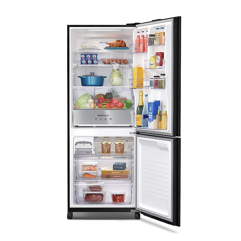 Geladeira Panasonic BB65 Black Glass Inverse Frost Free 467L Inverter A - NR-BB65GV7B NR-BB65GV7BA