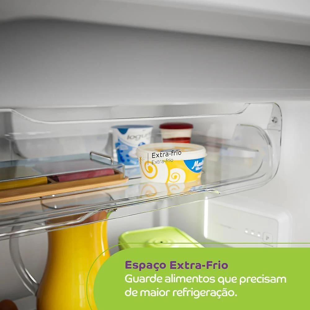 Geladeira Consul Duplex Frost Free Inverter 377L CRM44MB Branco 220V