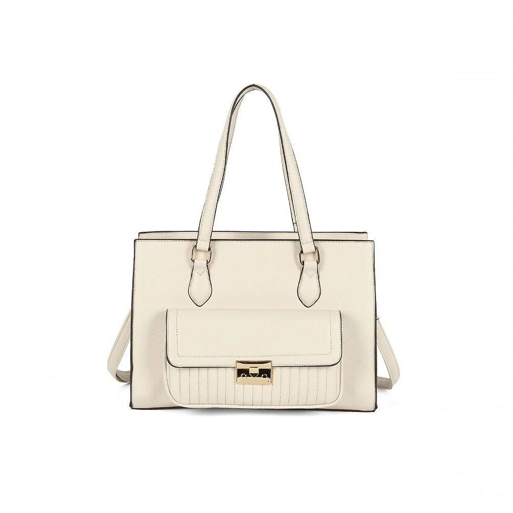 Bolsa Feminina de Ombro Gash BS72941GA em PU Pequena 8,4L Bege para Uso Diário