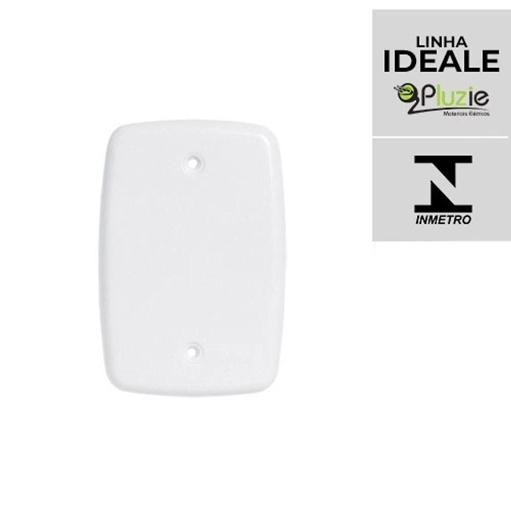 Interruptor e Tomada Linha Ideale Placa Cega Lisa 10A 20A 4x2 OEM