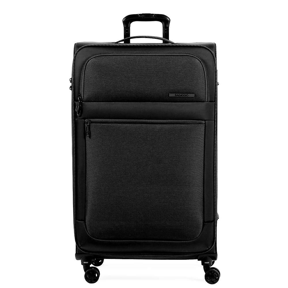 Mala grande 32 kg poliéster 4 rodas edimburgo preta preto - g