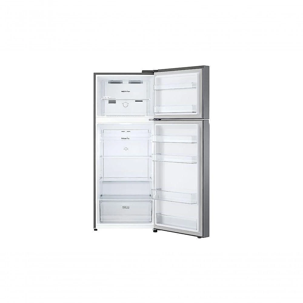 Geladeira LG Frost Free Inverter 395L Duplex Cor Inox Look (GN-B392PLM) 110V