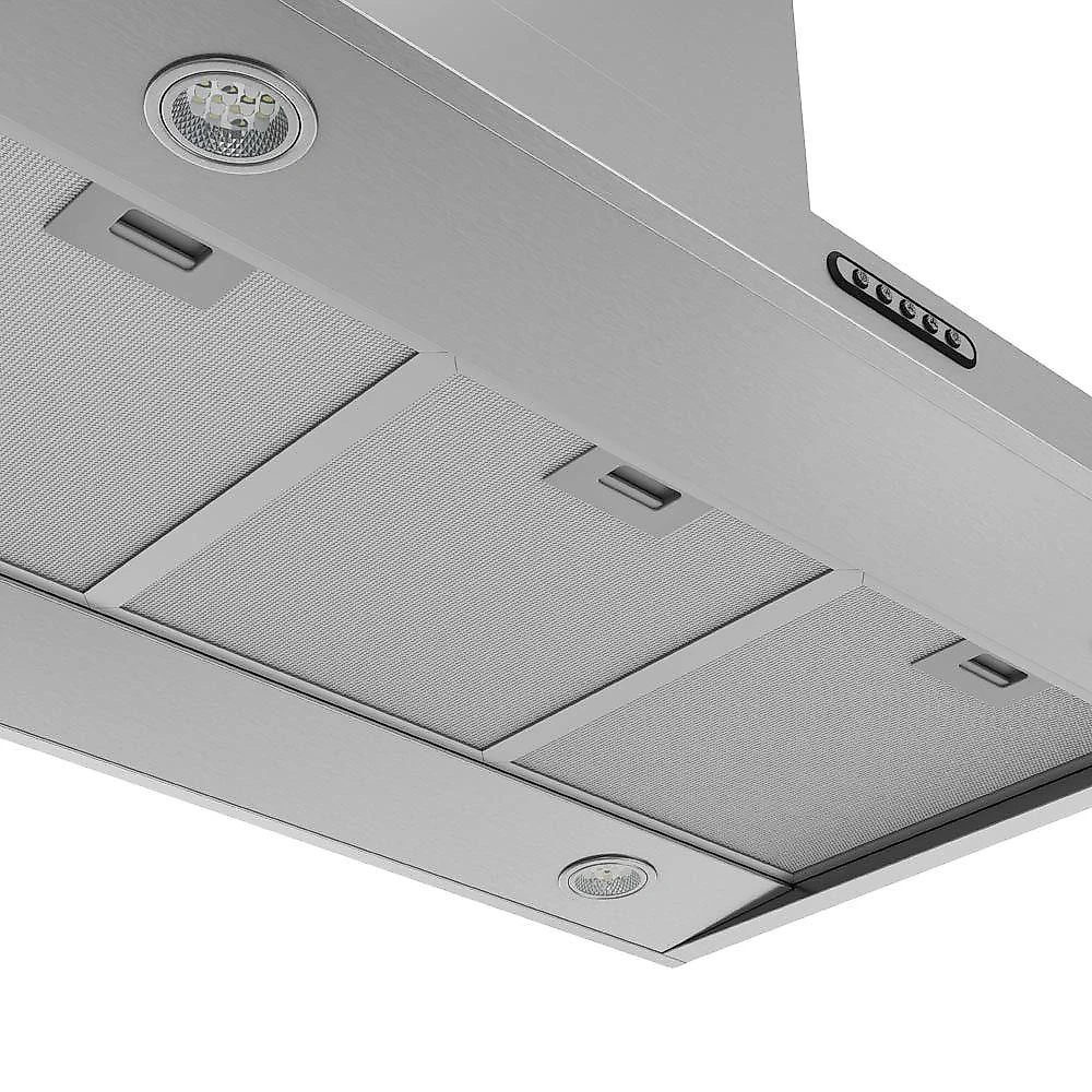Coifa Ilha 90cm Retangular Fogatti Inox 110V