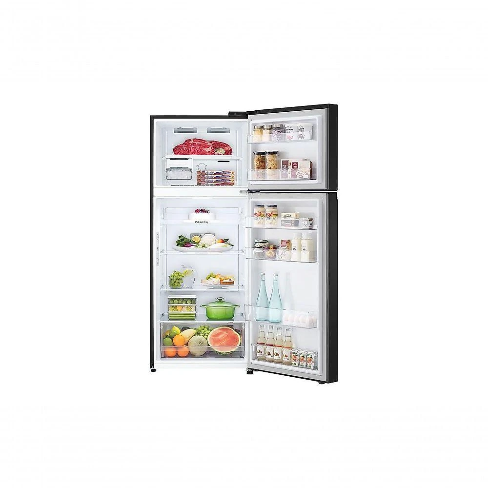 Geladeira LG Duplex Frost Free Inverter 395L Black Inox 220V