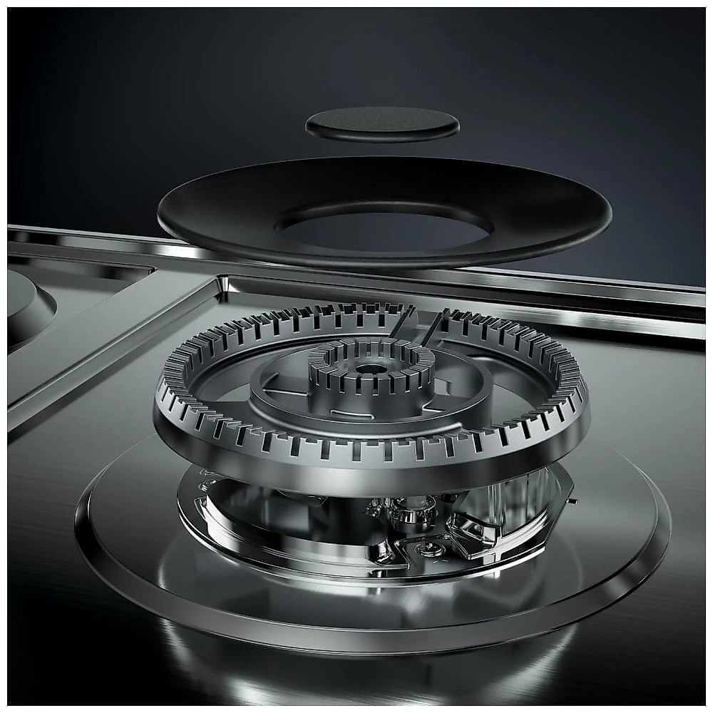 Cooktop a gás 76cm Empava inox 5 queimadores SABAF selados 57500BTU dual fuel GN/GLP