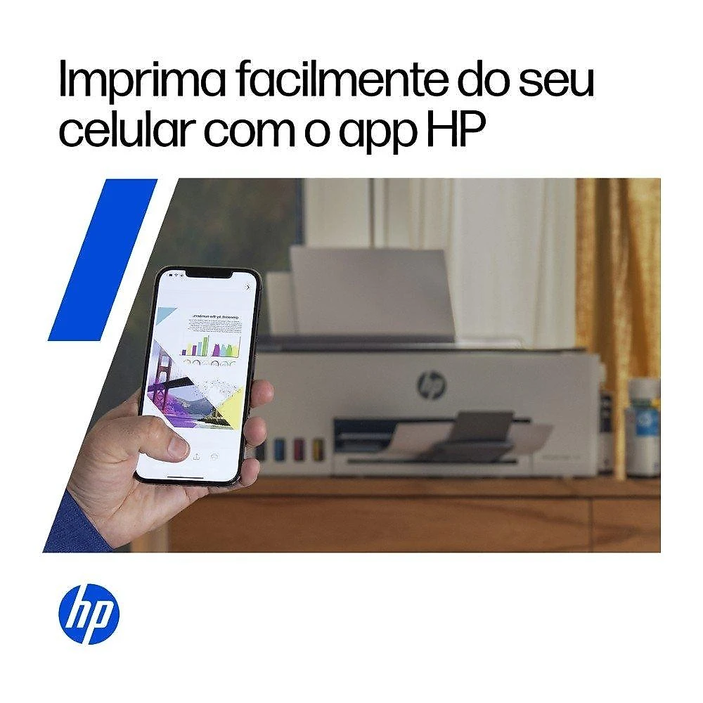 Impressora Tanque de Tinta HP Smart Tank 210, Colorida, Wi-Fi, USB, Bluetooth, Bivolt - 3D4L5A#AK4