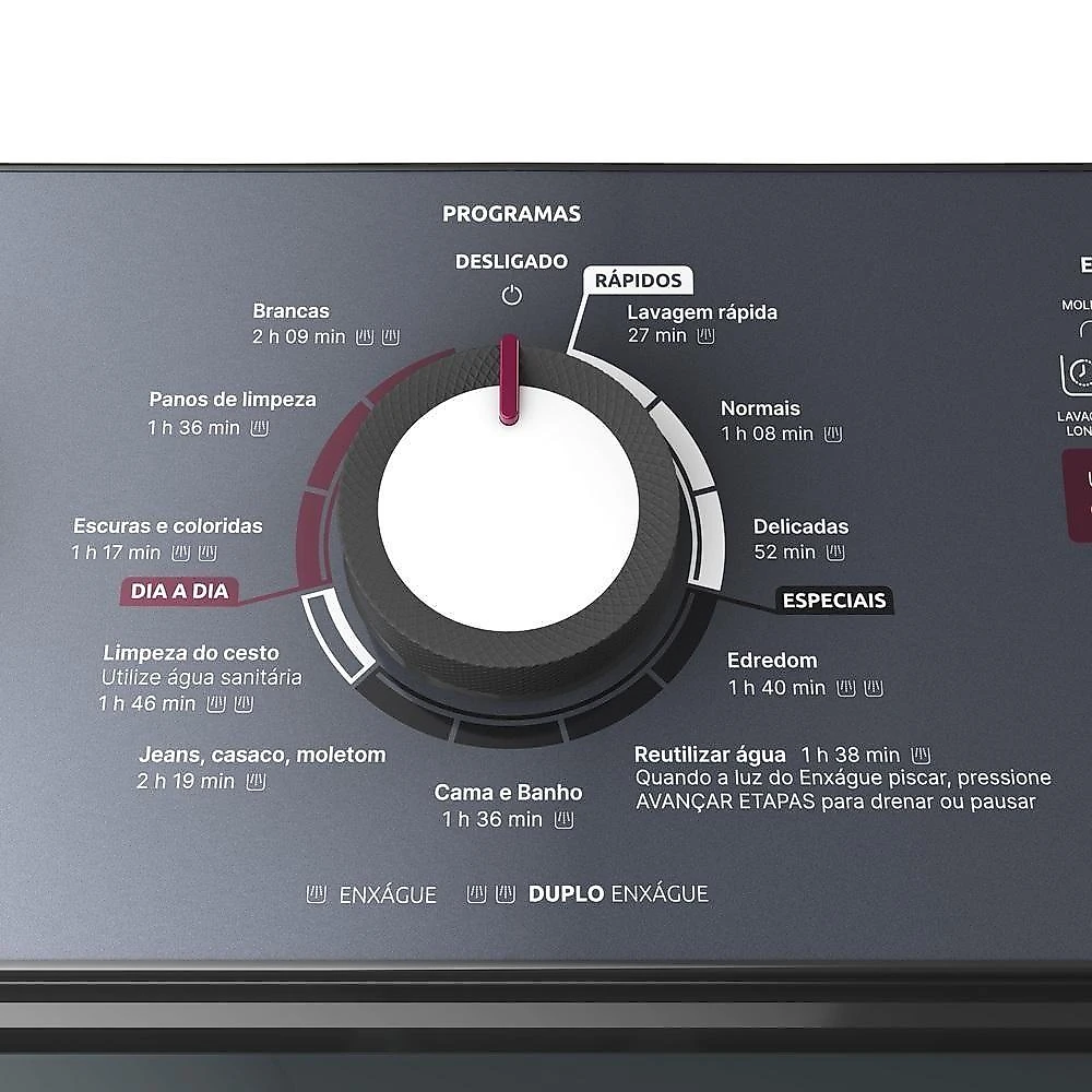Máquina De Lavar Mueller 17kg Automática Com Ultracentrifugação E Ciclo Rápido Branca MLA17 110V