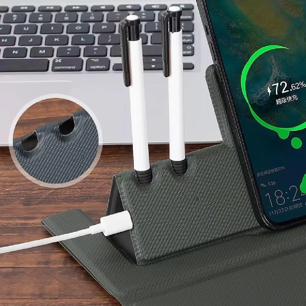 Mousepad com Carregador de Indução 3 em 1 Carregamento sem Fio Rápido 15W Design Dobrável