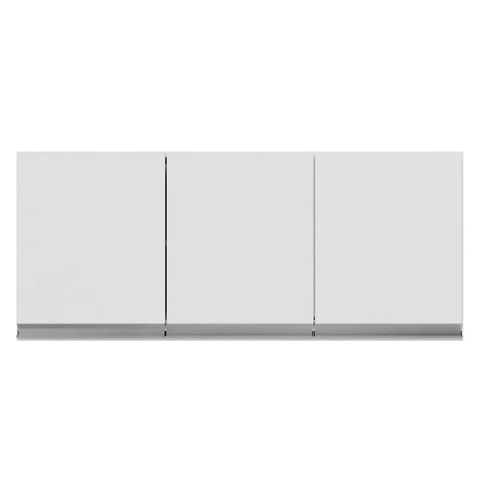 Armário Aéreo Para Cozinha Lavanderia Andréia 3 Portas 120cm Branco-mabe Magazine