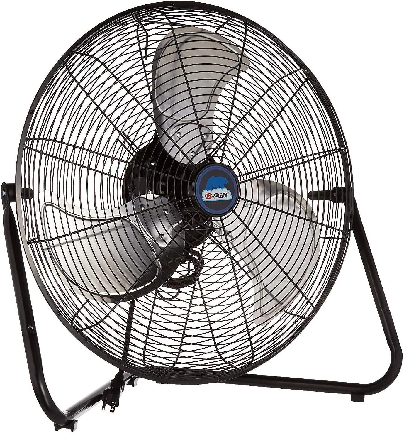 Ventilador BAir IndustrialResidencial Alta Velocidade CFM 4650 157W Diâmetro 51cm Preto 110V