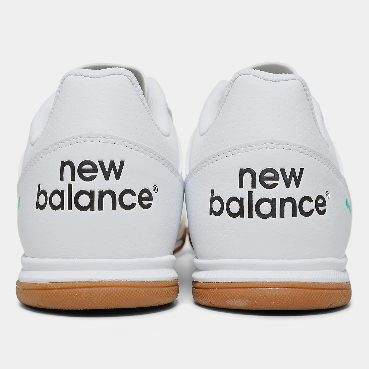 Miniatura Chuteira Futsal New Balance 442 V2 Team Unissex Branco+Rosa - 38