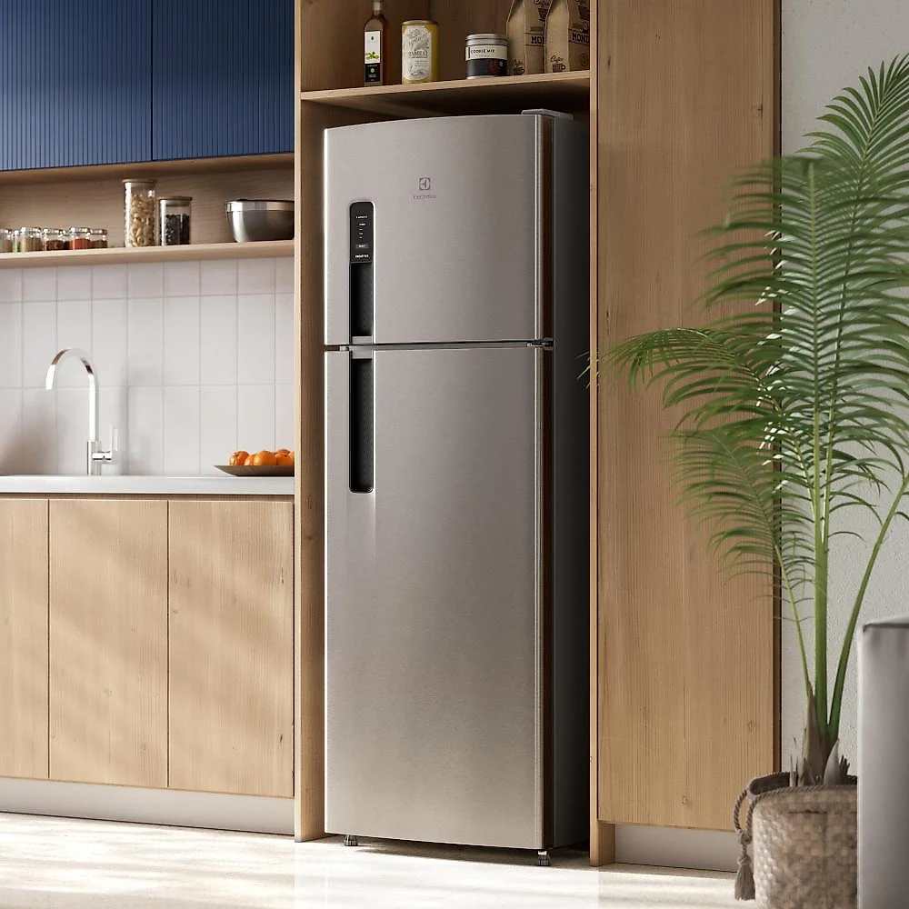 Geladeira electrolux if41s frost free duplex 380l autosense inverter inox look econômica silenciosa 110