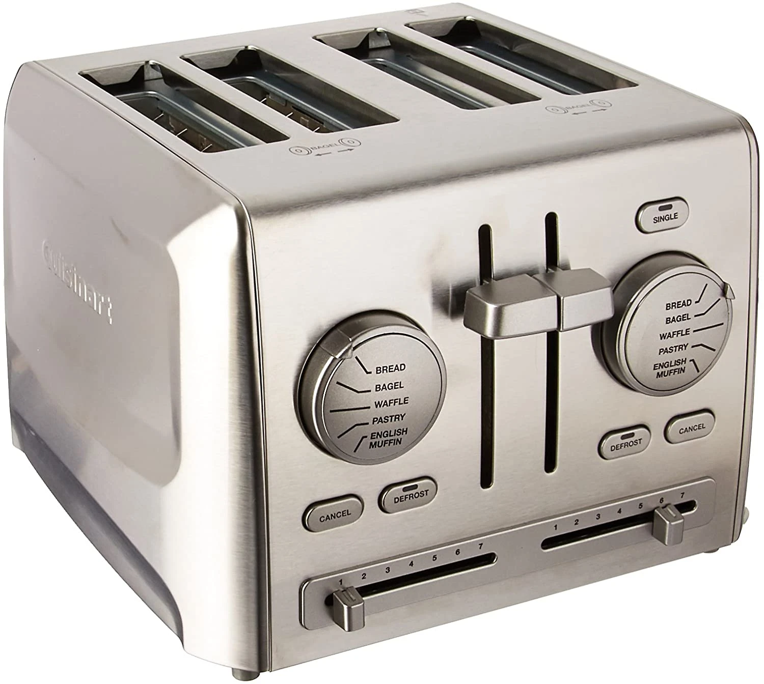 Cuisinart Torradeira c 4 fatias 900W110V aço inoxidável