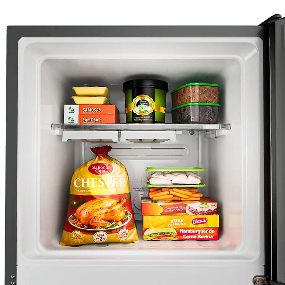 Geladeira Consul 377 Litros Frost Free Duplex - CRM44MK Inox - 110V