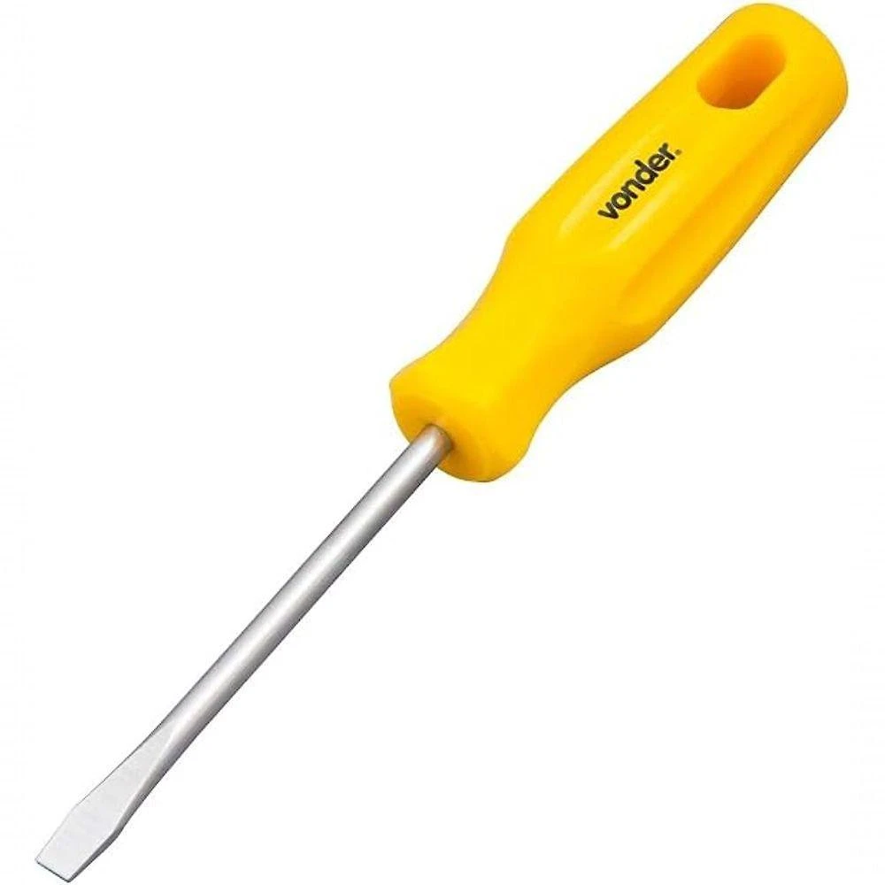 Chave de Fenda Crv 1-4 X 4 Uso Profissional Alta Durabilidade Vonder