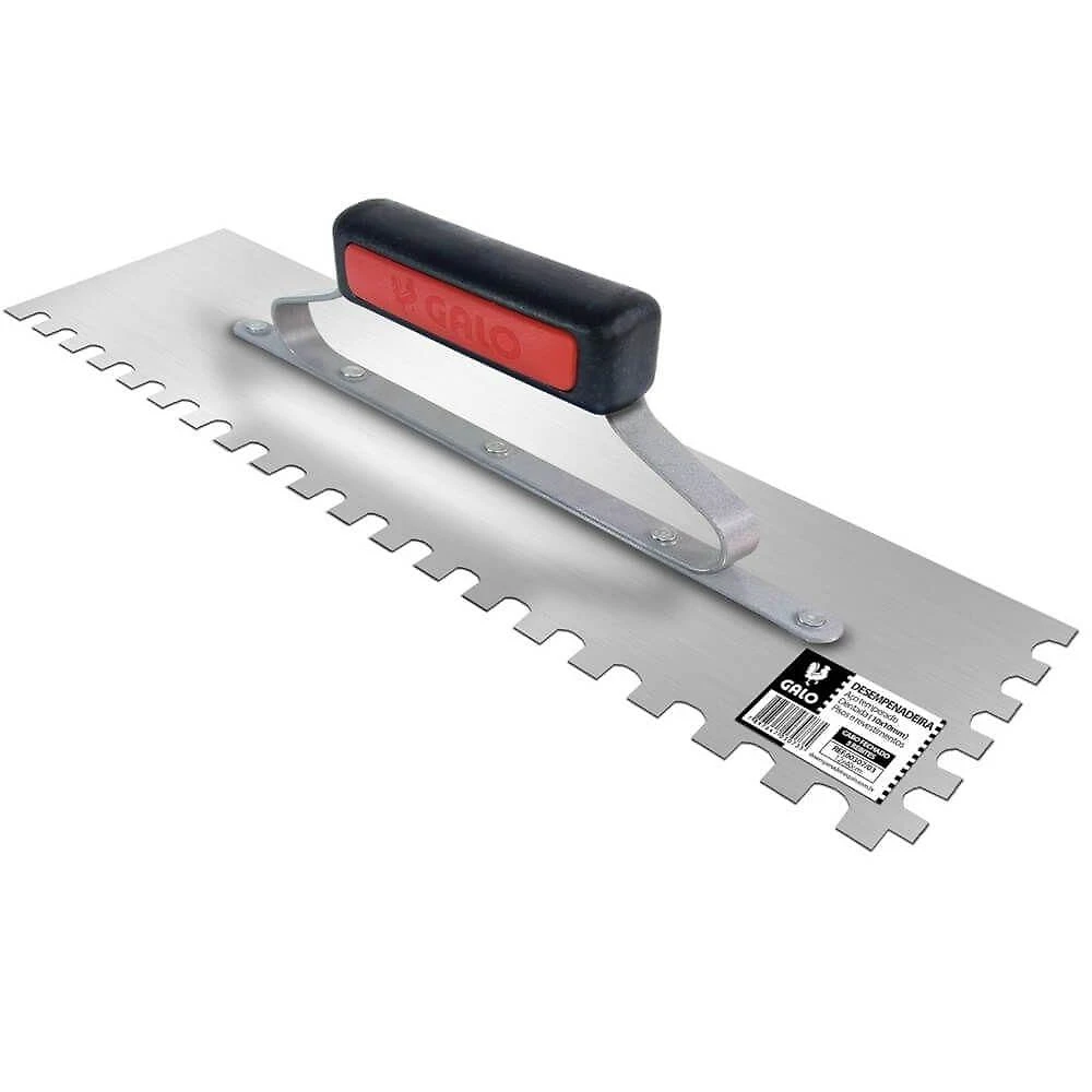 Desempenadeira De Aço Temperado Dentada 120x400mm - 00307-03 - Galo