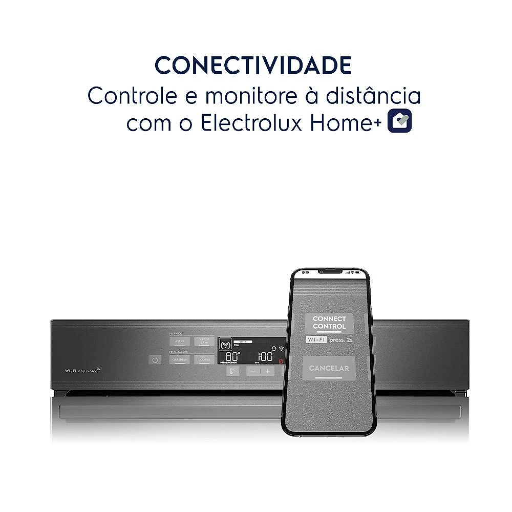 Forno Elétrico Embutir Electrolux Expert  80 Litros de Capacidade, Grill e Painel Touch Cinza Metalizado - OE8EW 220