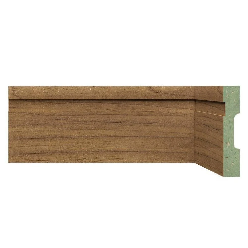 Kit Rodapé de MDF 20 Barras Frisadas de 10cm x 2,40m Rende 48 Metros Moldufama
