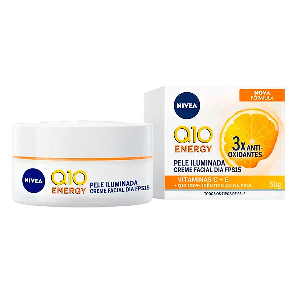 Nívea Q10 Energy Kit – Creme Antissinais Dia FPS15 + Creme Antissinais Noturno Kit