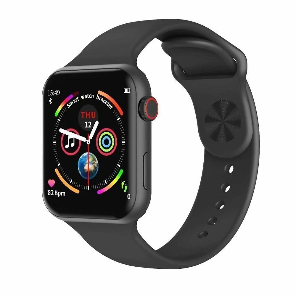 Smartwatch Aquilae W34 Tela Tátil Monitor Cardíaco Pressão Sono Preto