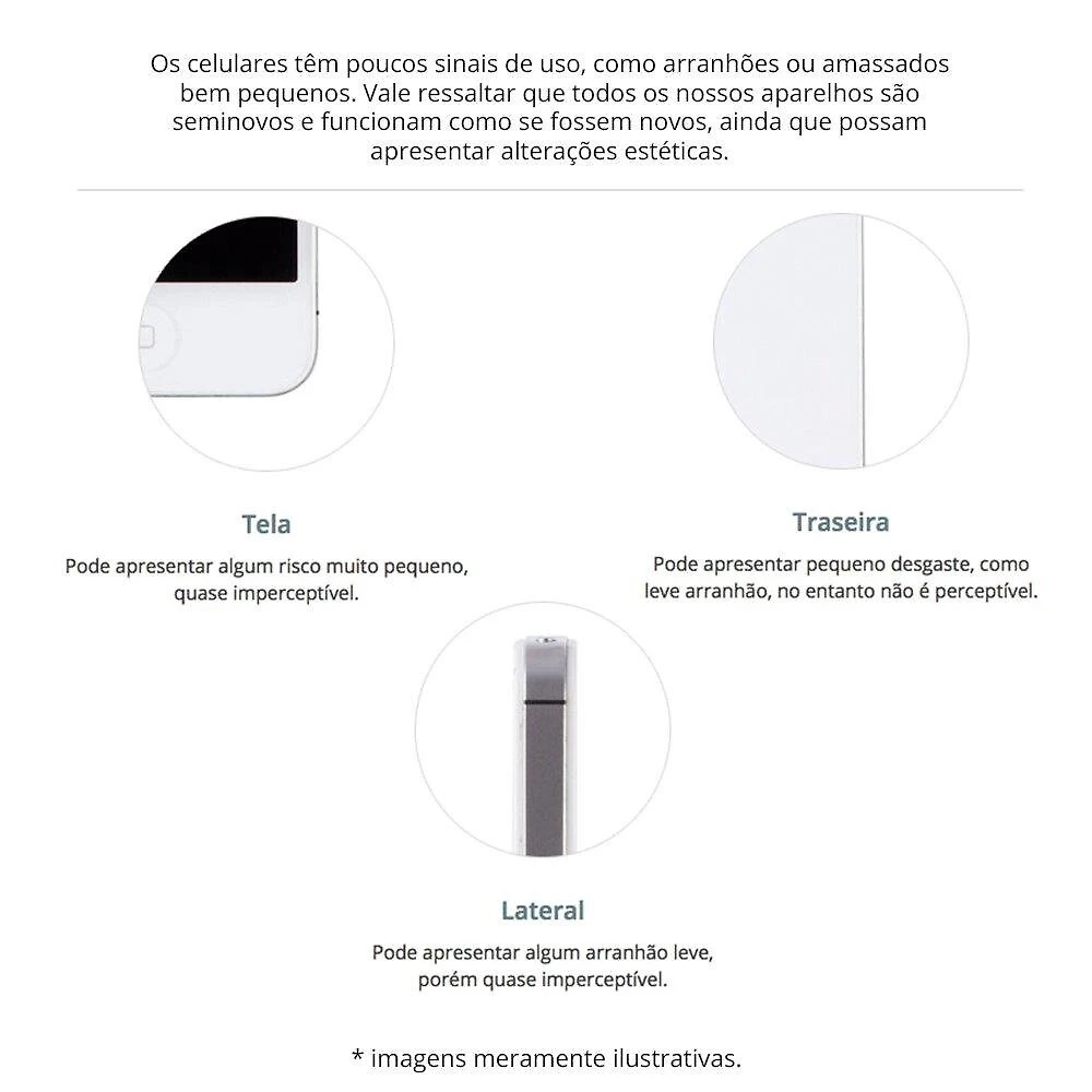 Usado: iPhone 16e 256GB Branco Excelente - Trocafone