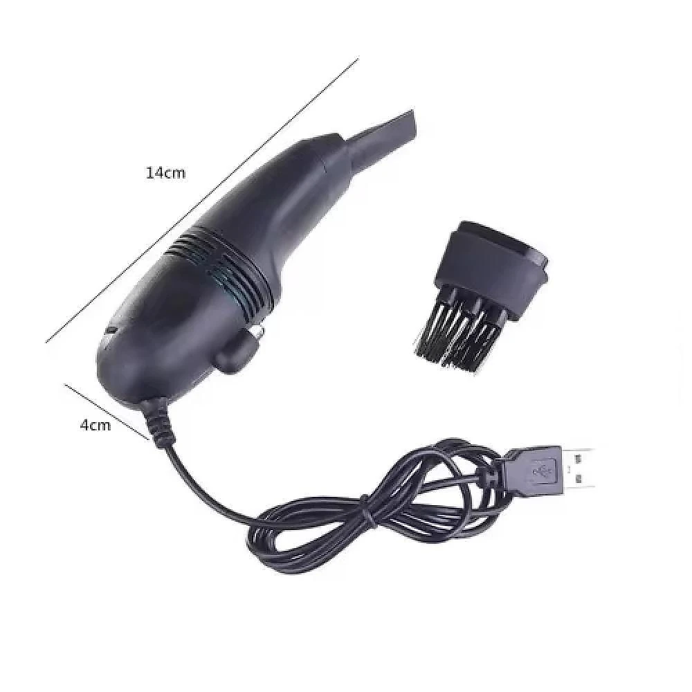 Mini Aspirador De Pó Portátil Usb Para Limpeza De Teclado Notebook Pc Prático