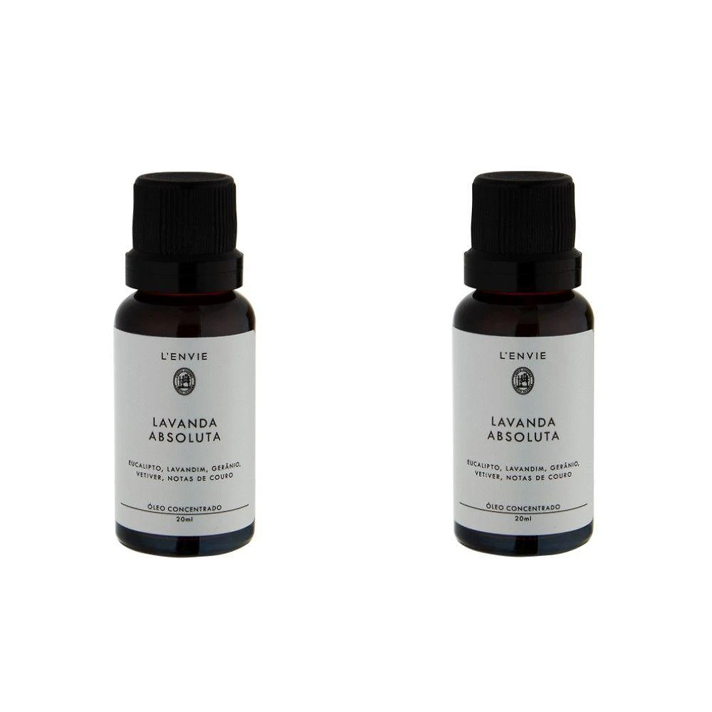 Óleo Concentrado L'envie Lavanda Absoluta Perfuma Ambientes 20ML 2 Unidades