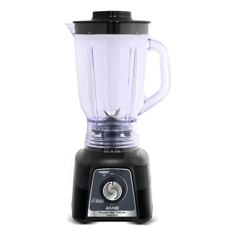 Liquidificador Arno Power Mix Limpa Fácil LQ35 700W 1,4L Lâmina Removível Preto 220V
