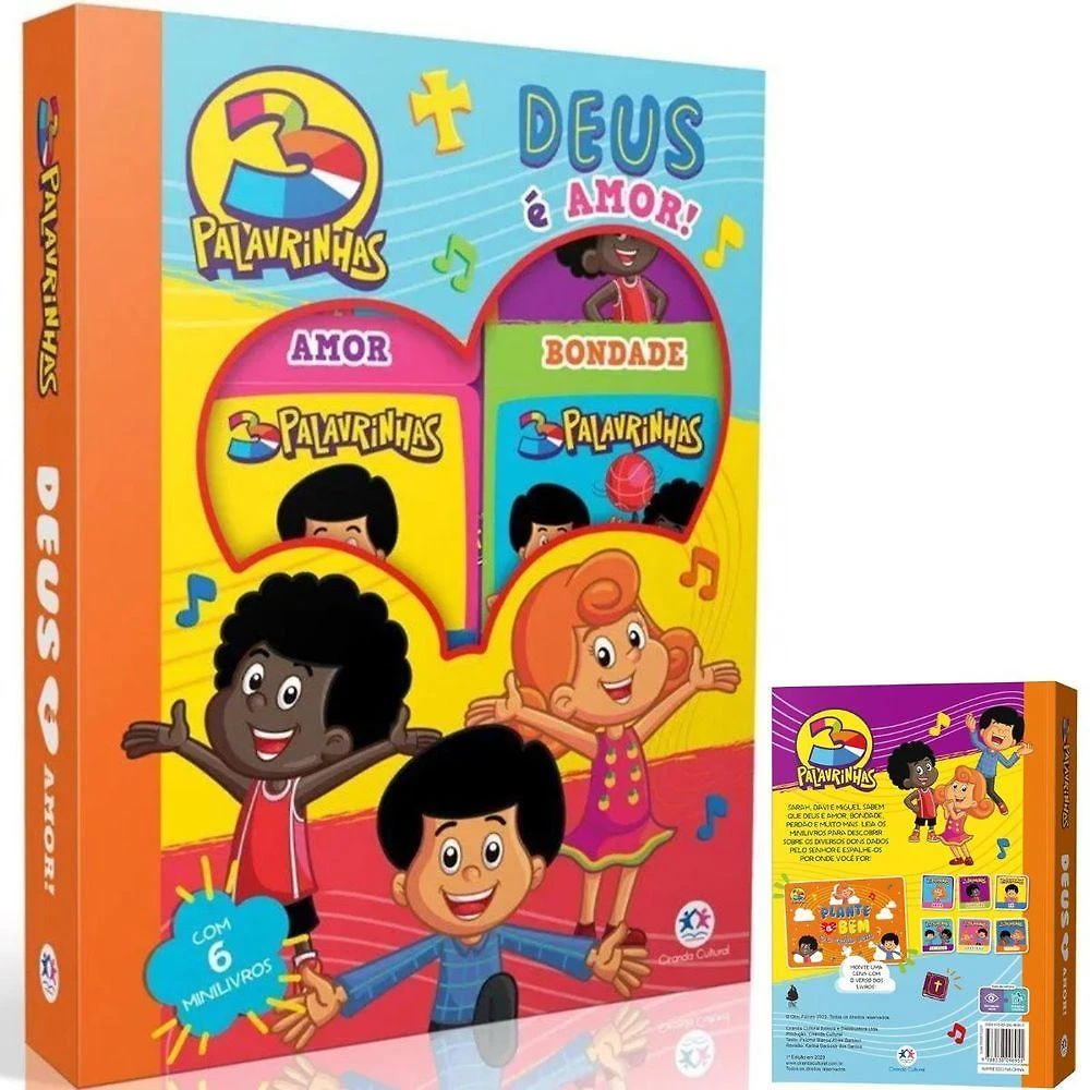 Box 3 Palavrinhas Deus É Amor Paloma Blanca Alves Barbieri Capa Dura 1ª Edição 2023 Ciranda Cultural