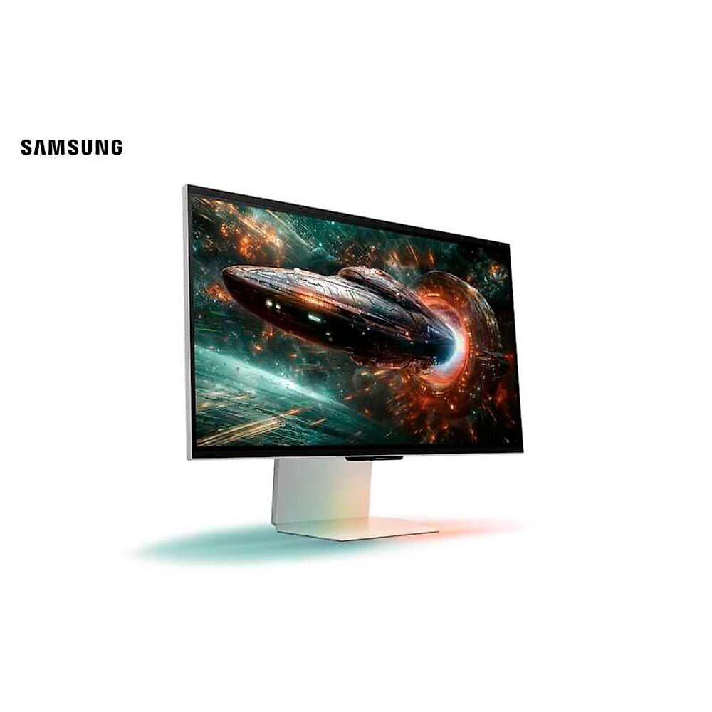 Monitor Gamer Samsung Odyssey 3D 27", 4K, 165Hz, 1ms, IPS, FreeSync Premium, HDR10+, Ajuste de Altura, Som Interado - LS27FG900XLXZD