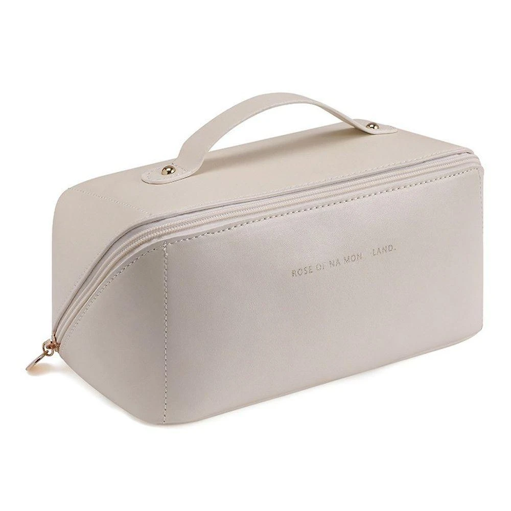 Necessaire Organizadora para Maquiagem Atp01 Viagem Feminina em Pu Basico-Branco Oem