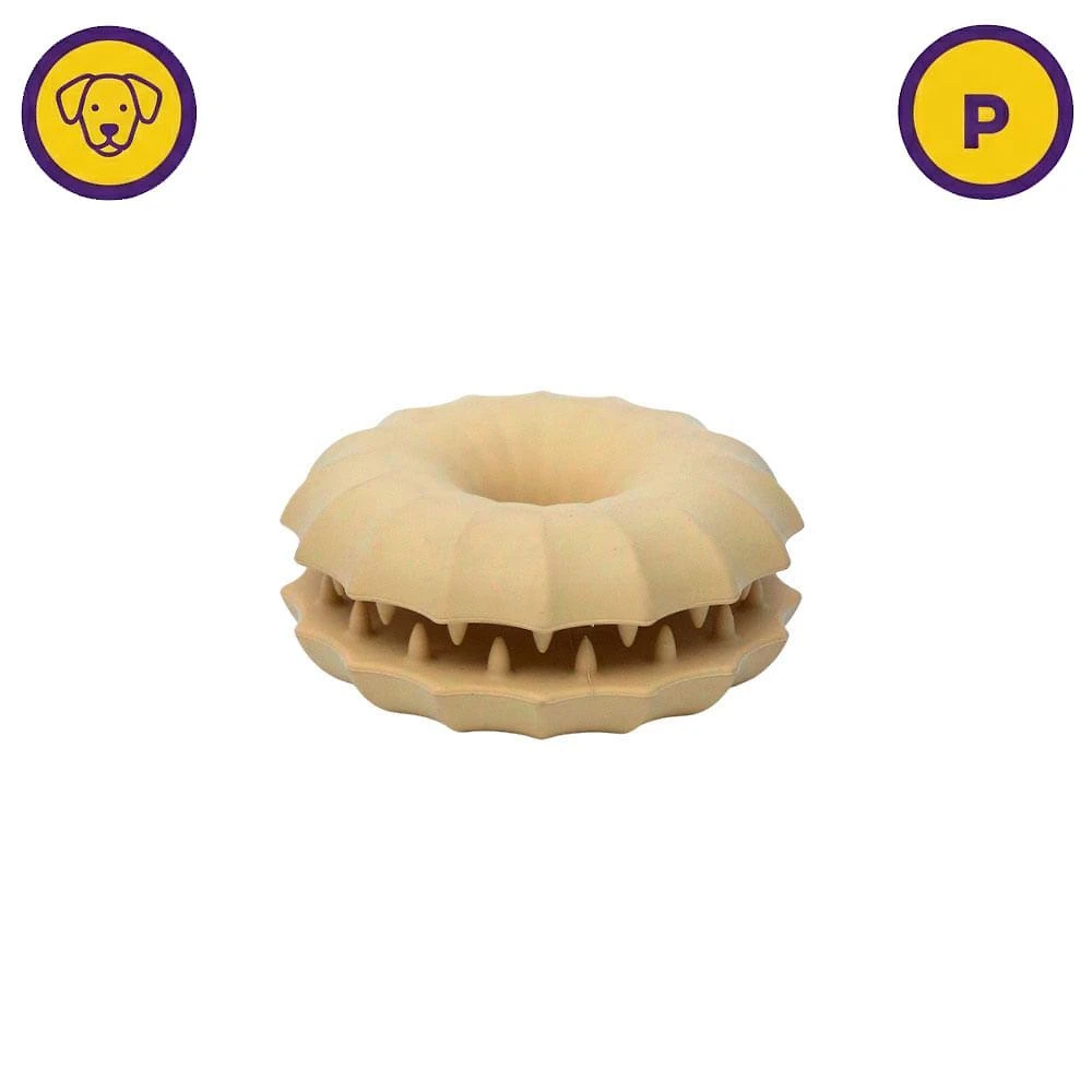 Brinquedo fun toys donuts baunilha para cães tam p - amicus