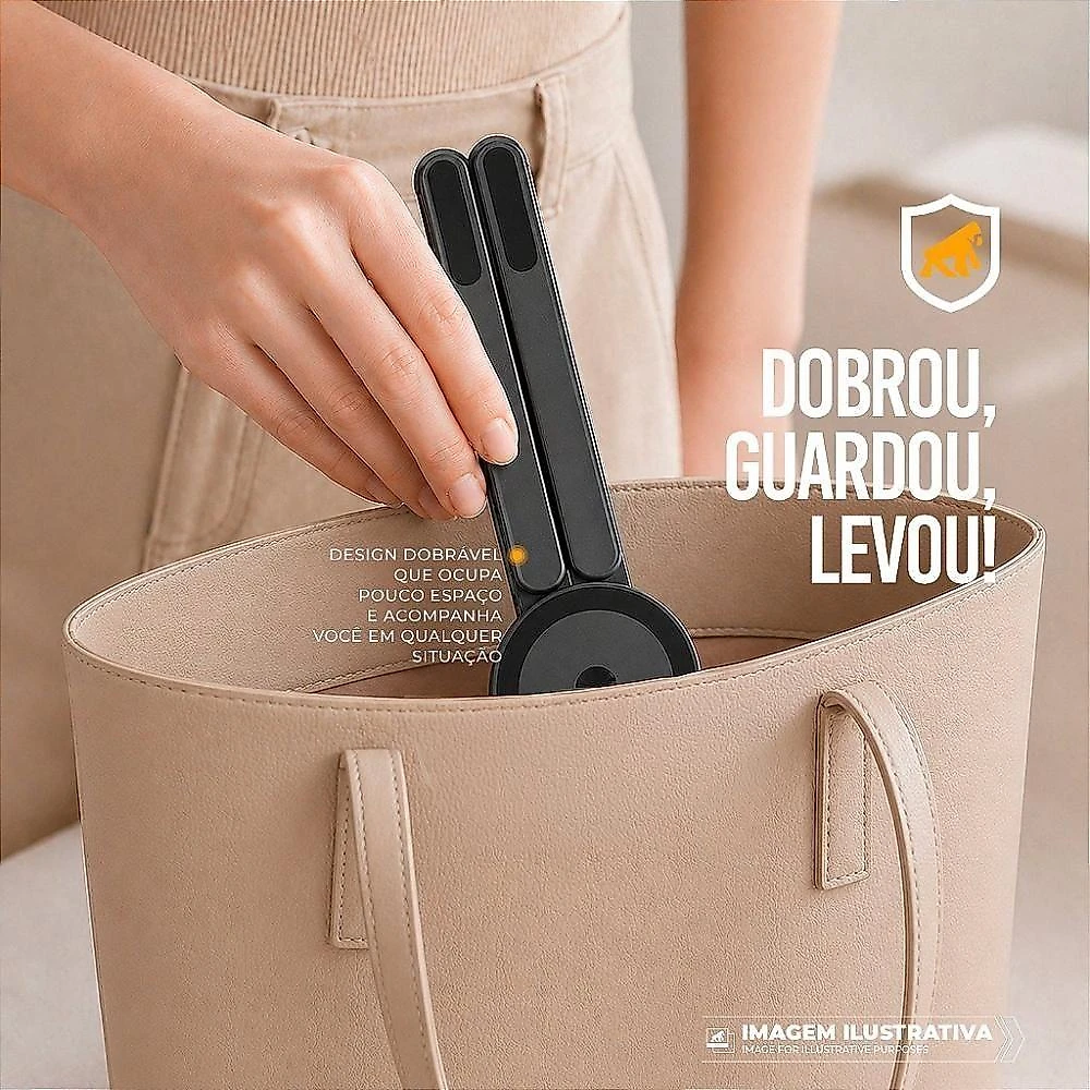 Suporte Hydra de Mesa 4 em 1 para Celular Tablet e Notebook com Base Magnética Gshield