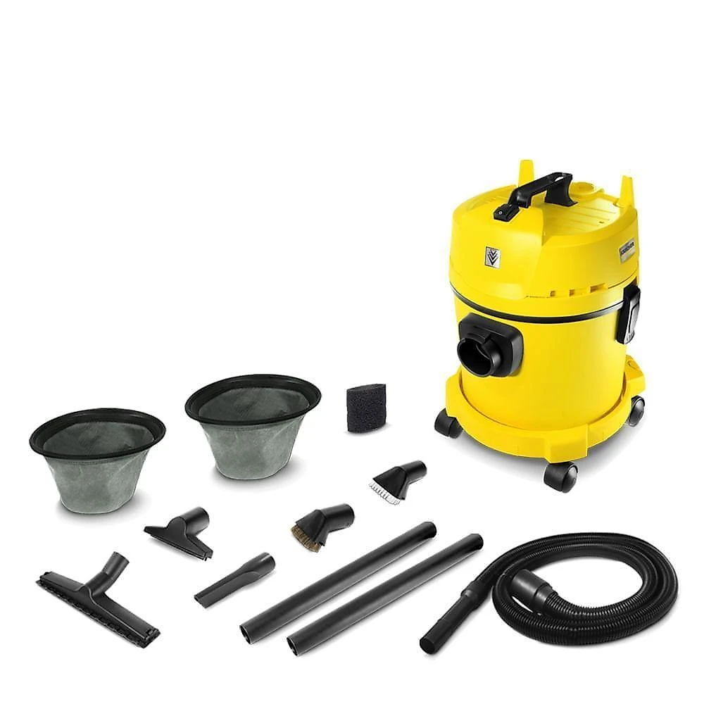Aspirador de Pó e Líquidos WD2 Car Kärcher 1300W - Kit Completo para Carros 110V
