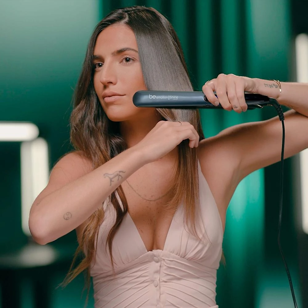 Prancha de cabelo shine nutrah be emotion bivolt