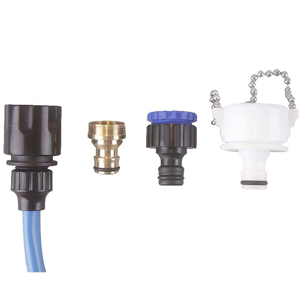 Luva Para Banho Pet Com Mangueira 1,90m Azul