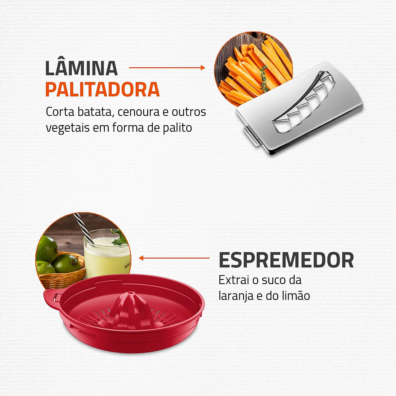 Multiprocessador Turbo Chef 7 em 1 Mondial MPN-01-RE MULTIPROCESSADOR MPN-01-RE 127V/60HZ .
