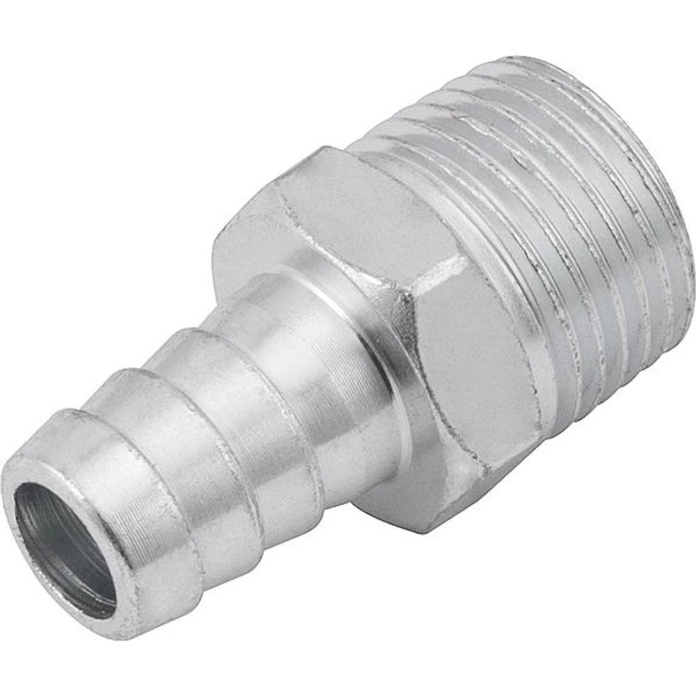Espigão Fixo Macho 1-2 Rosca 1-2 NPT Aço Zincado Vonder 2 Unidades