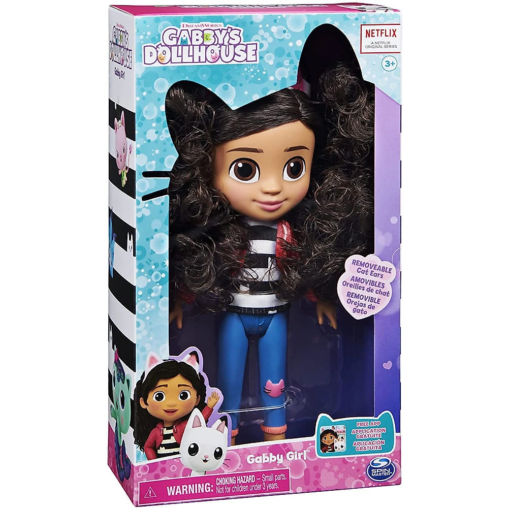 Gabbys Dollhouse Boneca 20 cm para Crianças a partir de 3 Anos