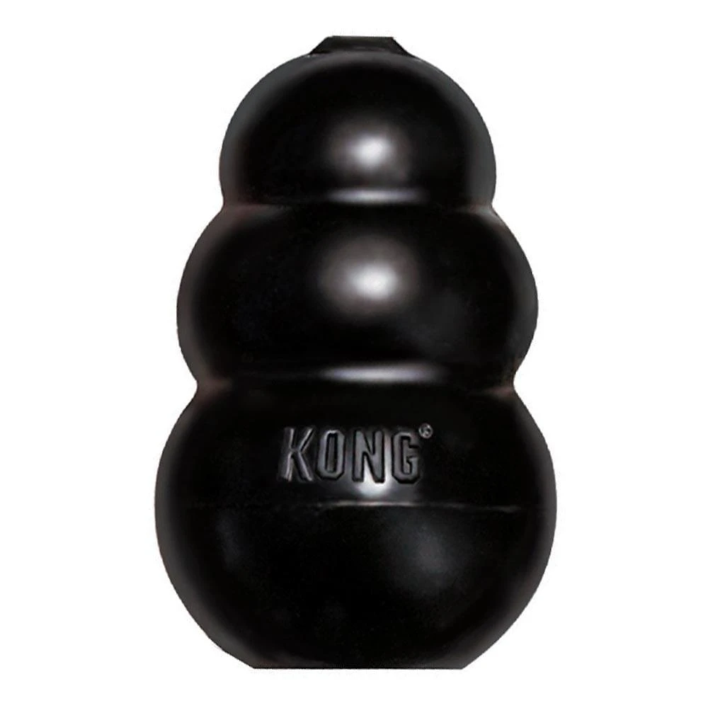 Brinquedo Interativo KONG Extreme UKK com Dispenser Preto para Ração ou Petisco - Tam. EG
