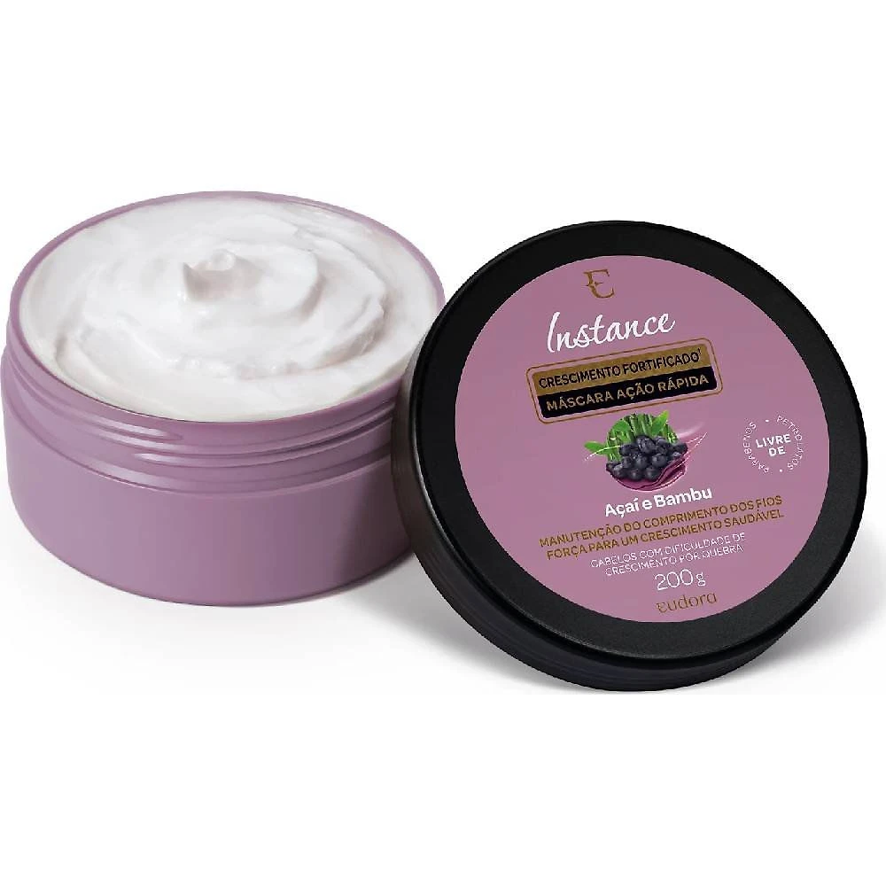 Miniatura Máscara Capilar Eudora Instance Açaí E Bambu 200g
