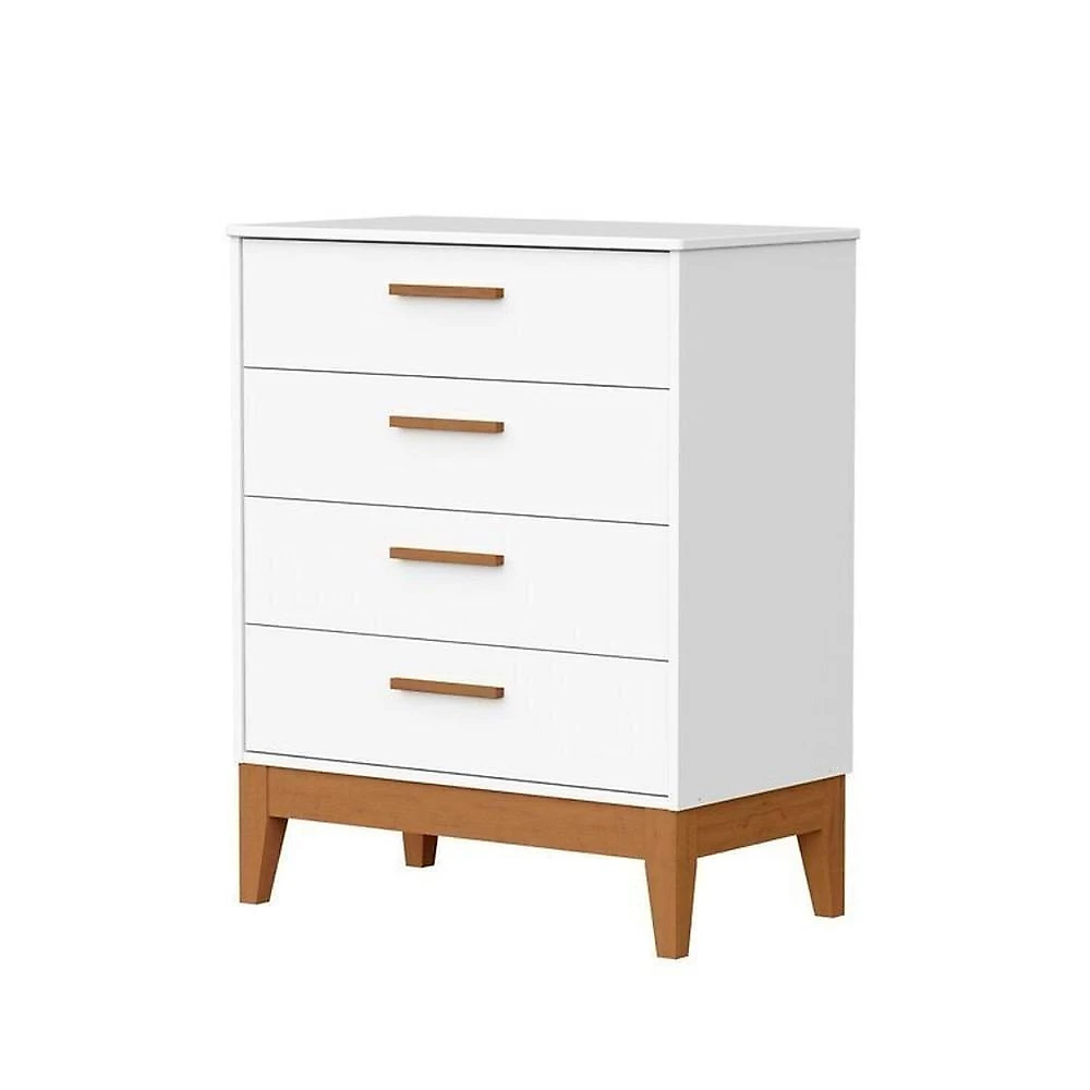 Quarto Completo Flip com Roupeiro 3 Portas Branco Fosco